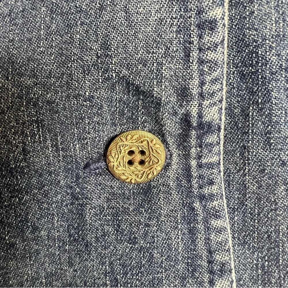 Vintage Northern Reflections Embroidered Denim Blazer Jacket size xl - Picture 3 of 7